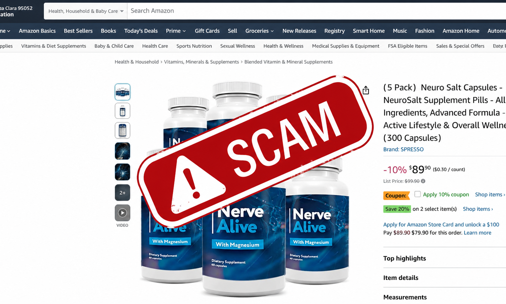 Nerve Alive scam alert