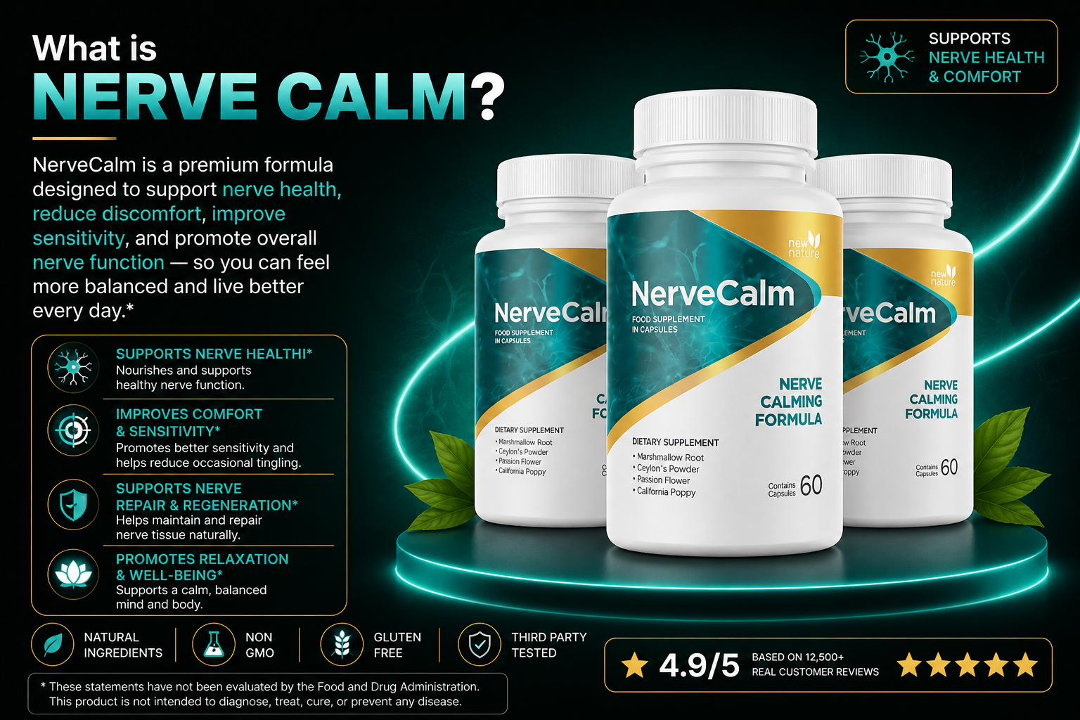 What is NerveCalm — nerve health supplement overview