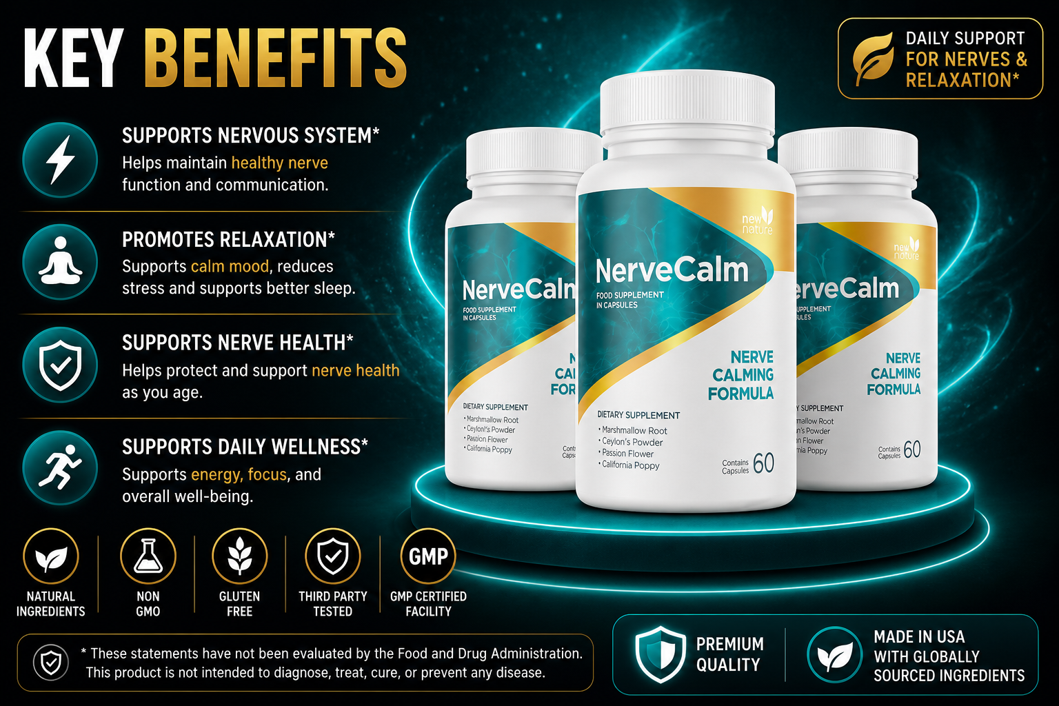 NerveCalm benefits — nerve health support