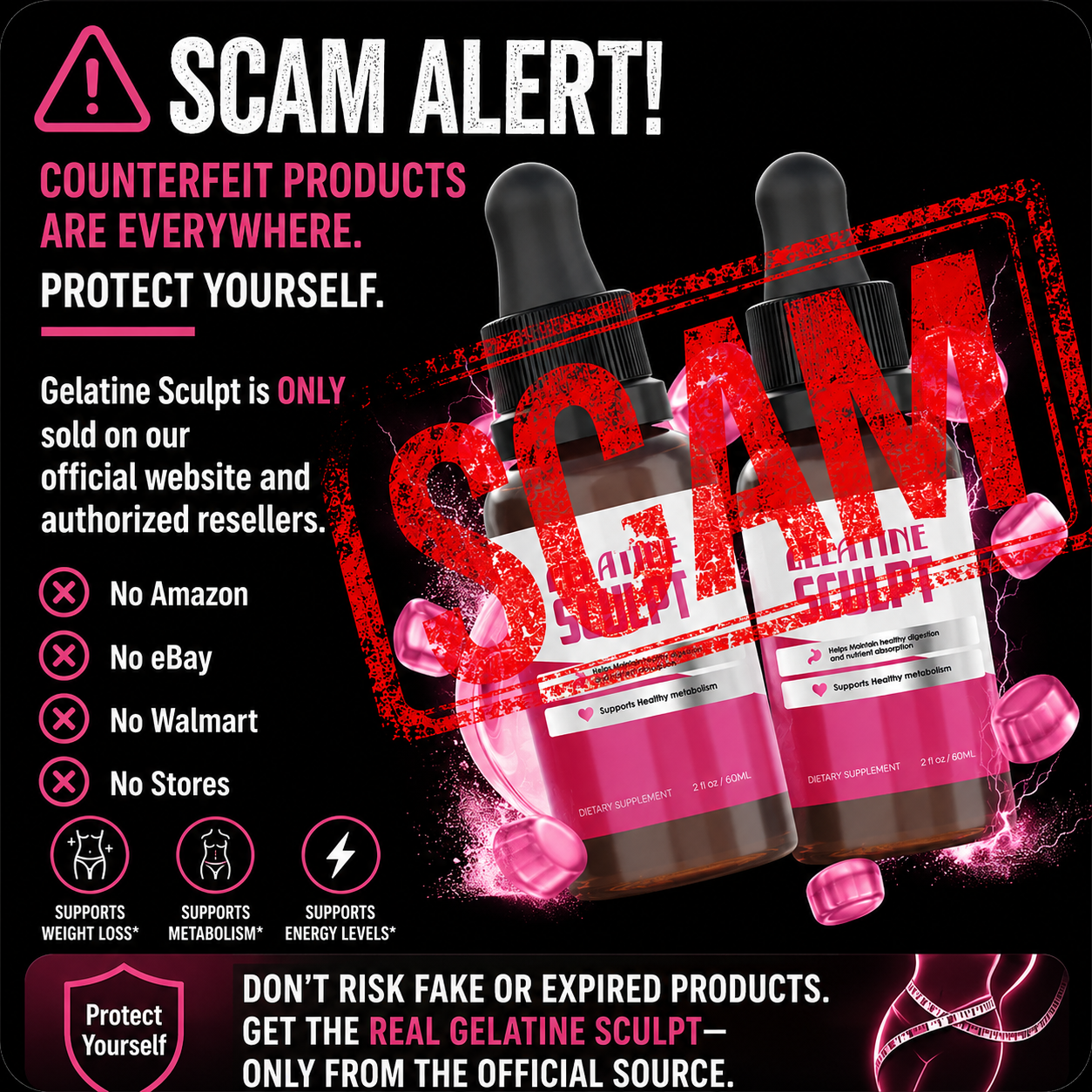 Gelatine Sculpt scam alert