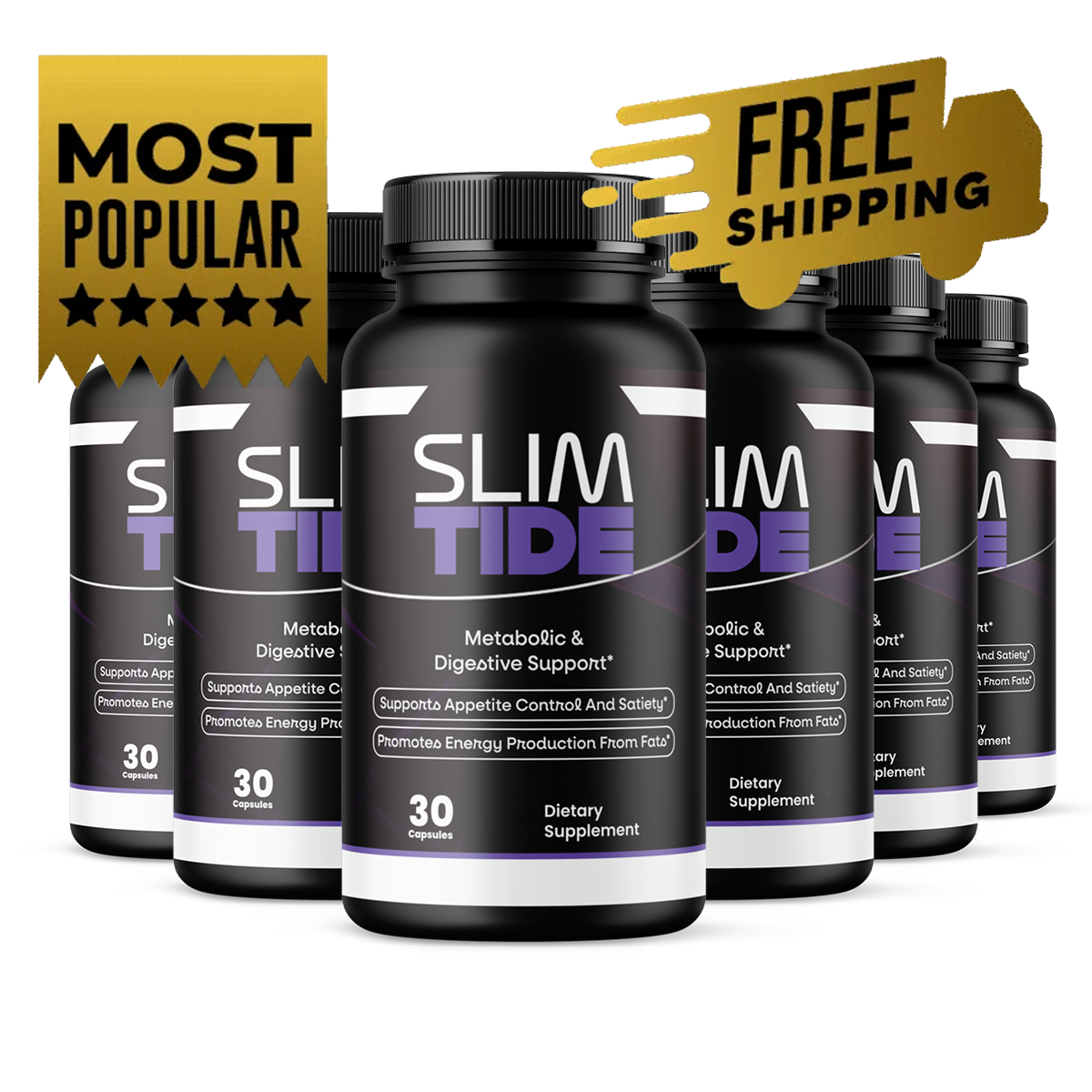 SlimTide 6 bottle bundle