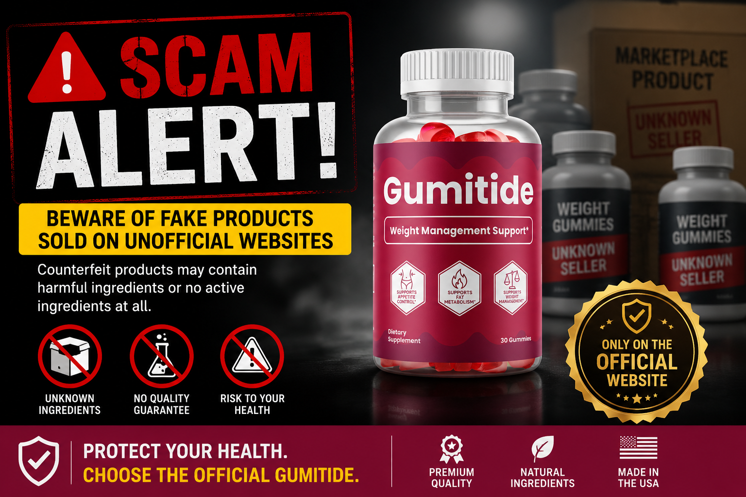 Gumitide scam alert warning