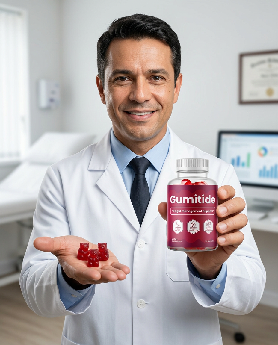 Doctor recommending how to use Gumitide