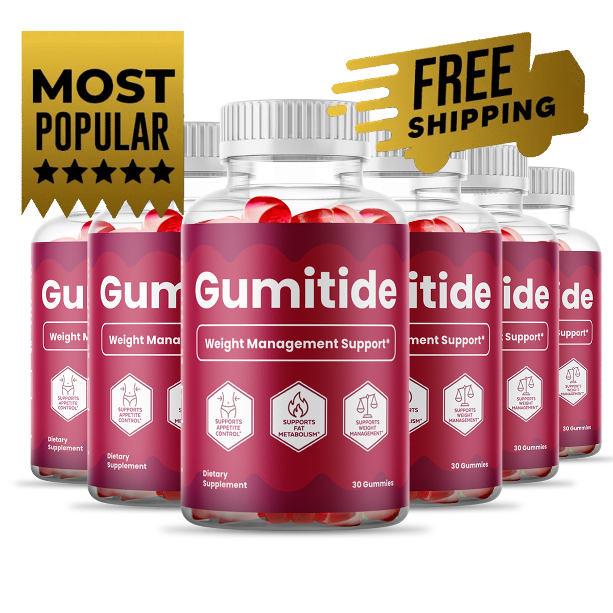 Gumitide 6 bottles discount