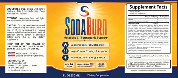SodaBurn safety and side effects