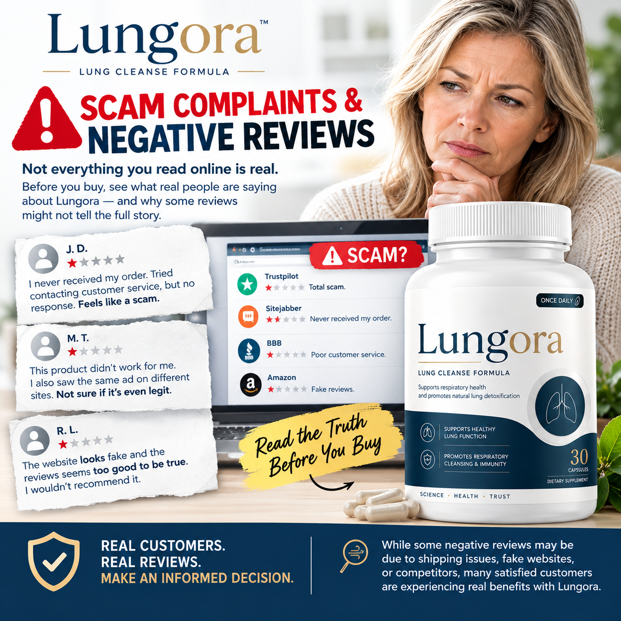 Lungora negative reviews and complaints