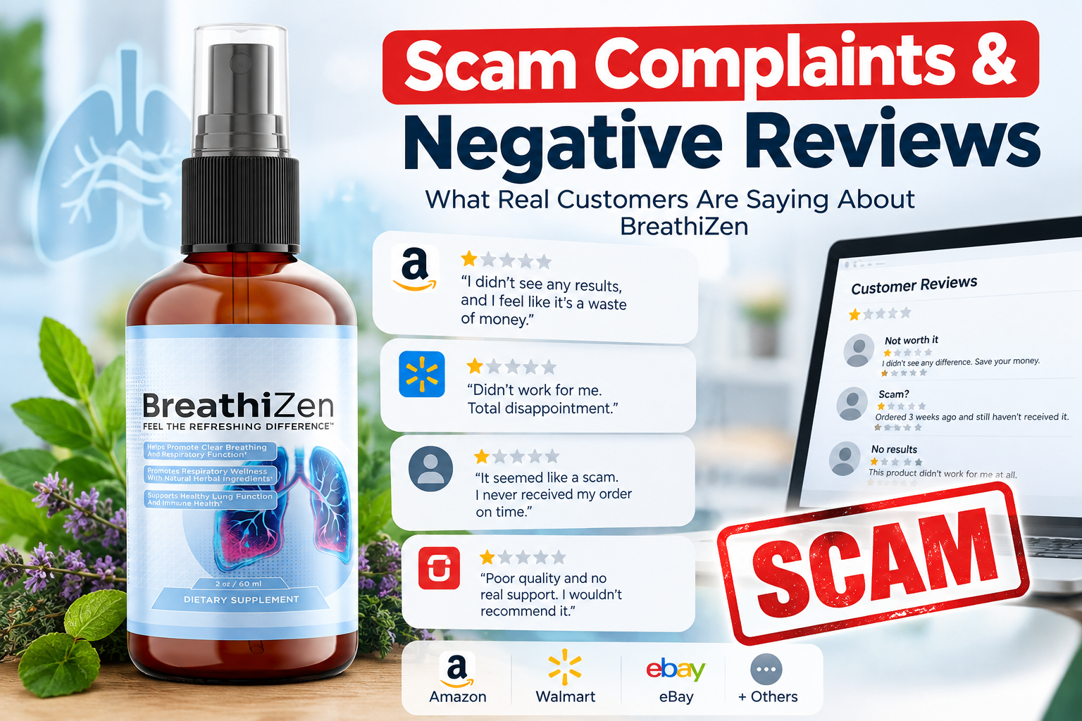 BreathiZen negative reviews and complaints