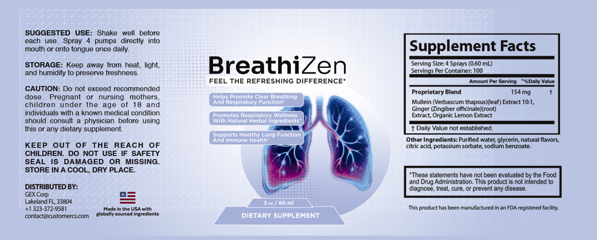 BreathiZen safety and quality